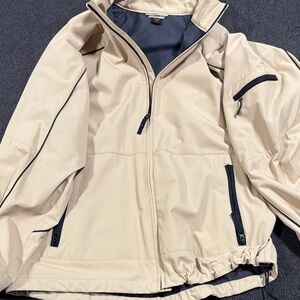 Men's Beige Windbreaker Jacket